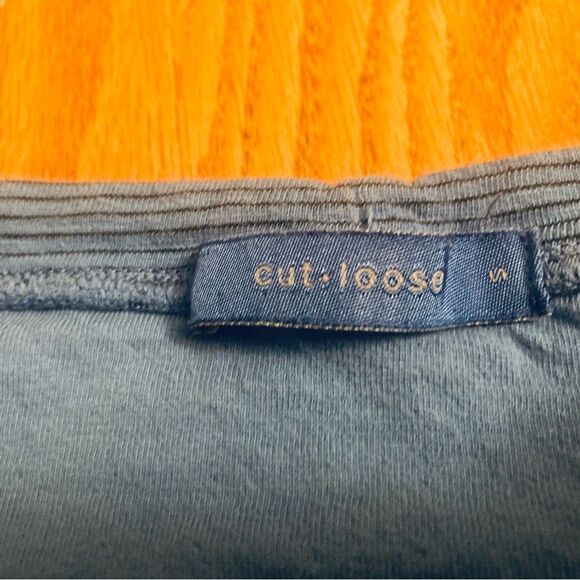 Cut Loose Cotton Gray/Blue Tunic - Picture 4 of 8